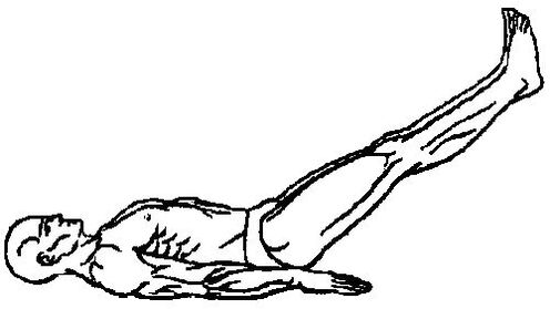 Para rejuvenecer los tejidos de la próstata, debe levantar las piernas detrás de la cabeza. 